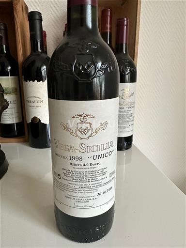 Кастилія і Леон Рибера-дель-Дуеро Vega Sicilia Unico 1998