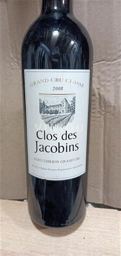 Burdeos Saint-Émilion Gran Cru Clos des Jacobins 2008