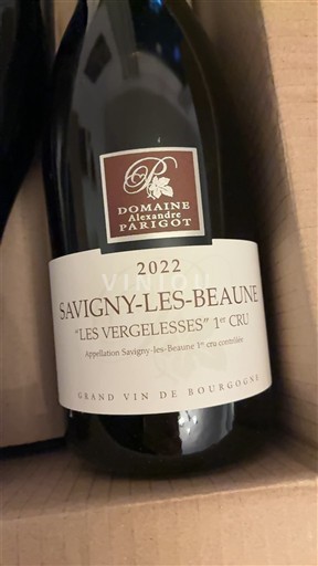 Bourgogne Savigny-lès-Beaune Premier Cru Domaine Alexandre Parigot Les Vergelesses 1er Cru 2022