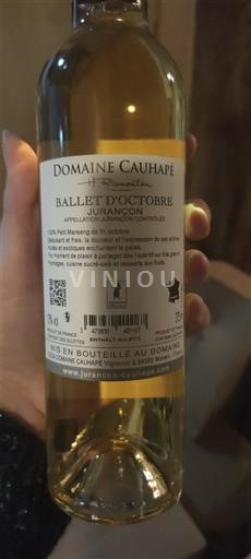 Jugozahod Jurançon Domaine Cauhapé Ballet d'Octobre 2021