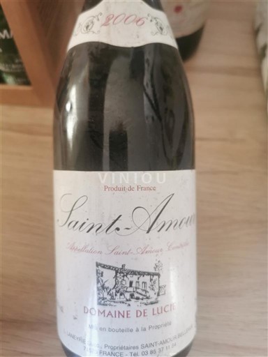 Beaujolais Saint-Amour Domaine Lucie 2006