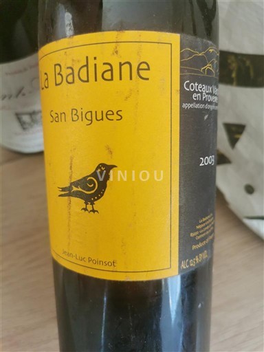 Provenza Coteaux Varois en Provenza La Badiane San Bigues 2003