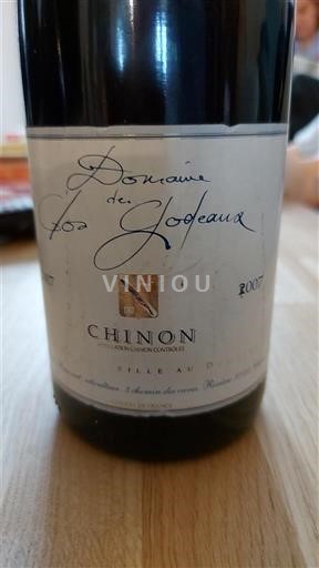 Dolina Loare Chinon Domaine S Godeau 2007