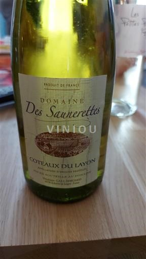 Dolina Loare Coteaux-du-Layon Domaine S Saunerettes 2015