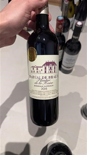 Bordeaux Bordeaux supérieur Château Brague de Vieux Moulins 2015