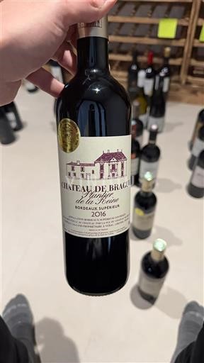 Bordeaux Bordeaux supérieur Château Brague Réserve 2016