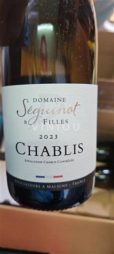 Bourgogne Chablis Domaine Seguinot & Filles 2023