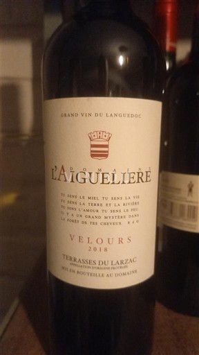 Languedoc Terrasses du Larzac L'Aiguelière Velours 2018