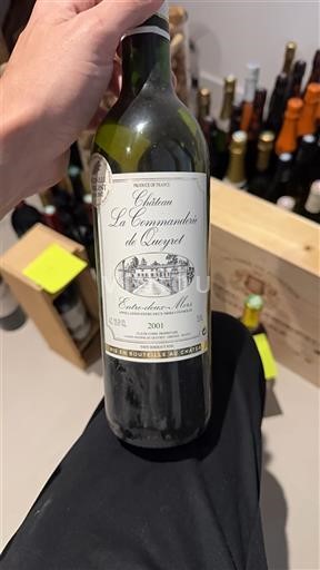 Bordeaux Entre-deux-mers Château La Commanderie de Queyret 2001