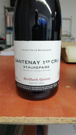 Burgundy Santenay Premier Cru Moillard-Grivot Beaurepaire Non-Vintage