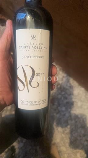 Provence Côtes-de-Provence Cru Classé Château Sainte Roseline Prieure 2017