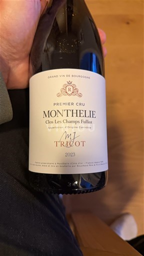 Burgundsko Monthélie Premier Cru MJ TRIDOT Clos Les Champs Fulliot 2023