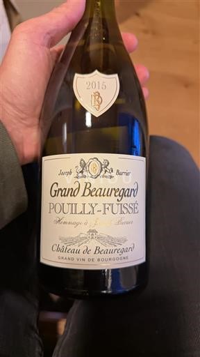 Burgundy Pouilly-Fuissé Château Beauregard Grand Beauregard 2015