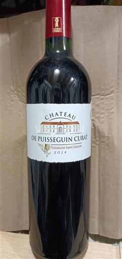 Bordeaux Puisseguin-saint-émilion Château Puisseguin Curat 2014