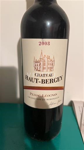 Bordeaux Pessac-Léognan Château Haut-Bergey 2008