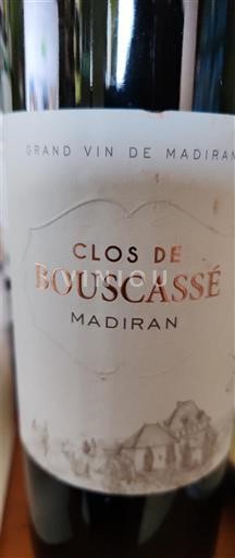 Sydväst Madiran Clos de Bouscassé 2020 2020
