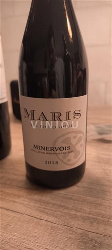 Vinos Rouge sec Maris 2018 Francia Languedoc Minervois AOC