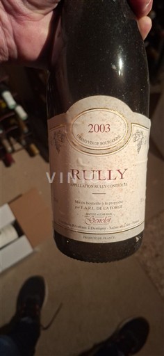 Burgundsko Rully EARL de la Forge Exclusif 2003