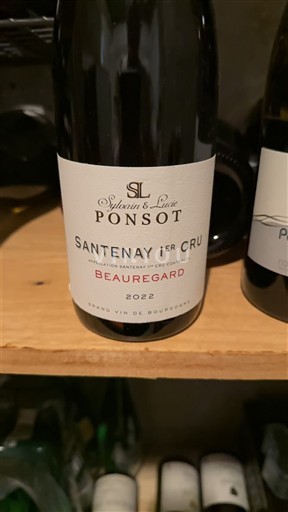 Burgundsko Santenay Premier Cru Sylvain et Lucie Ponsot Beauregard 2022