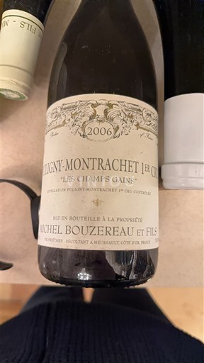 Burgundy Puligny-Montrachet Premier Cru Michel Bouzereau et Fils Les Champs Gains 2006