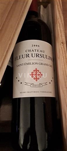 Bordeaux Saint-Émilion Grand Cru Château Fleur Ursuline 2006