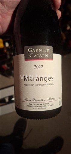 Burgundsko Maranges Garnier Galvin 2022