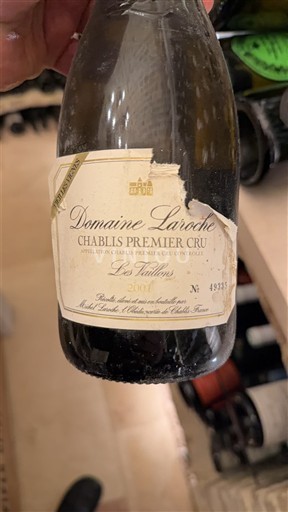 Burgundsko Chablis Premier Cru Domaine Laroche Les Vaillons Neročník