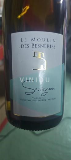 Loirevallei Le Moulin des Besneries Sauvignon 2022