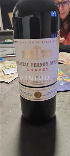 Burdeos Graves Château Fernon Dinemare 2021