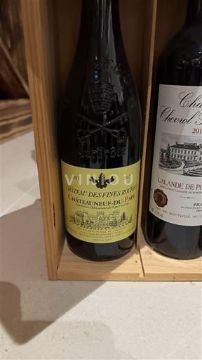 Vale do Ródano Châteauneuf-du-Pape Château S Fines Roches 2017