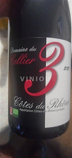 Vine Rouge sec 3 Domaine S Cellier 2020 Frankrig Rhône-dalen Côtes-du-Rhône AOC