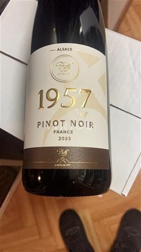 Wines Rouge sec 1957 Pfaff 2023 France Alsace Pinot Noir AOC