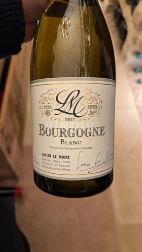 Bourgogne Lucien Le Moine 2017