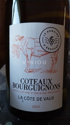 Burgundija Burgundska gricevja Domaine Le Domaine Edouard La Côte de Vaux 2023