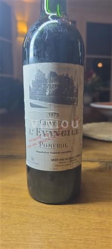 Bordeaux Pomerol Château L'Evangile 1975