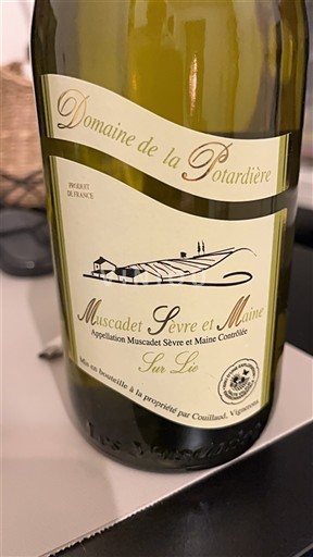 Loiren laakso Muscadet-sèvre-et-maine Domaine La Potardière Sur Lie Ei vuosikertaa