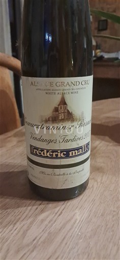 Alsasko Gewürztraminer Vendanges Tardives Frédéric Mallo Gewurztraminer Rosacker Vendanges Tardives 2007