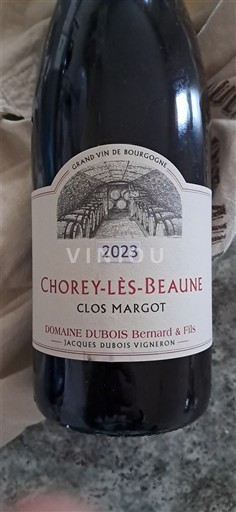 Burgundija Chorey-lès-Beaune Domaine Bois Bernard & Fils Clos Margot 2023