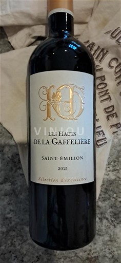 Bordeaux Saint-Émilion Les Hauts de la Gaffelière Sélection excellence 2021