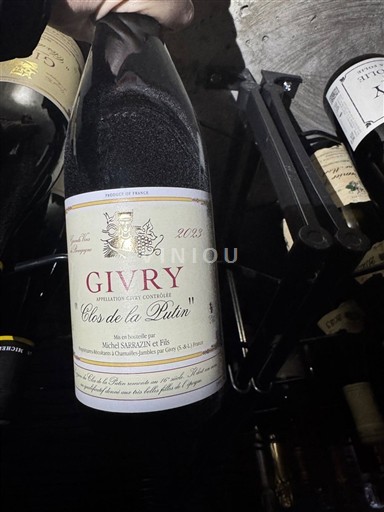 Borgonha Givry Michel Sarrazin et Fils Clos de la Putin 2023