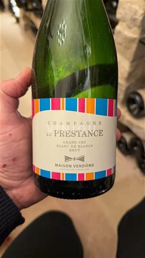 Champanhe Grand Cru Maison Vendôme L.C. Prestance Não Sazonado