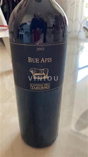 Kampanja Aglianico del Taburno Cantina del Taburno Bue Apis 2003