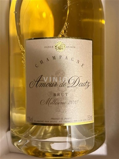 Champanhe Deutz Amour de Deutz 2010