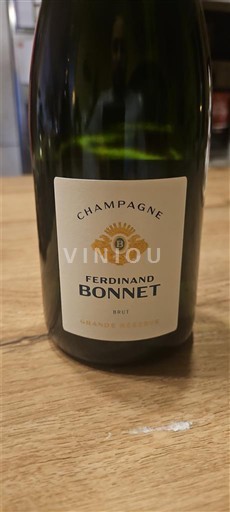 Champanhe Ferdinand Bonnet Brut Não Sazonado