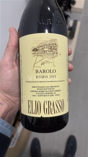 Vini Rouge sec Riserva Rüncot Elio Grasso 2015 Italia Piemonte Barolo DOC