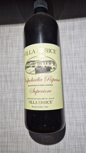 Veneto Valpolicella Ripasso Villa Erbice Superiore 2019
