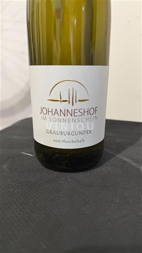 Pfalz Johanneshof im Sonnenschein Grauburgunder vom Muschelkalk 2021