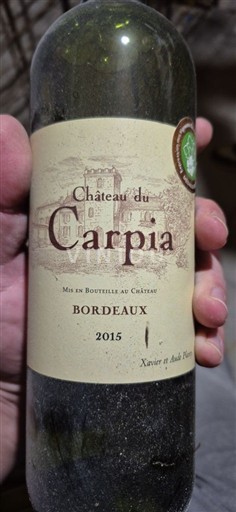 Bordeaux Château Carpia 2015