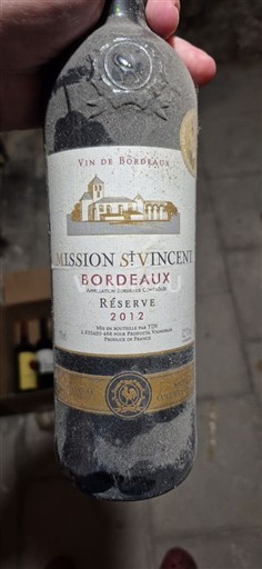 Bordeaux Mission St Vincent Réserve 2012
