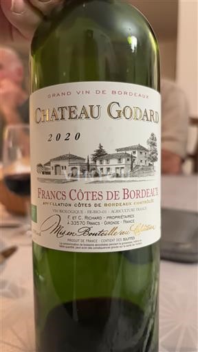 Bordeaux Francs-côtes-de-bordeaux Château Godard 2020